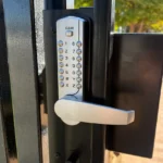 mechanical digital gate code lock