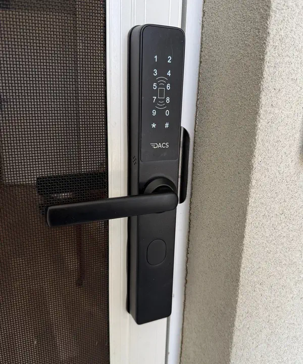 Titan Air Digital Security Screen Door Lock